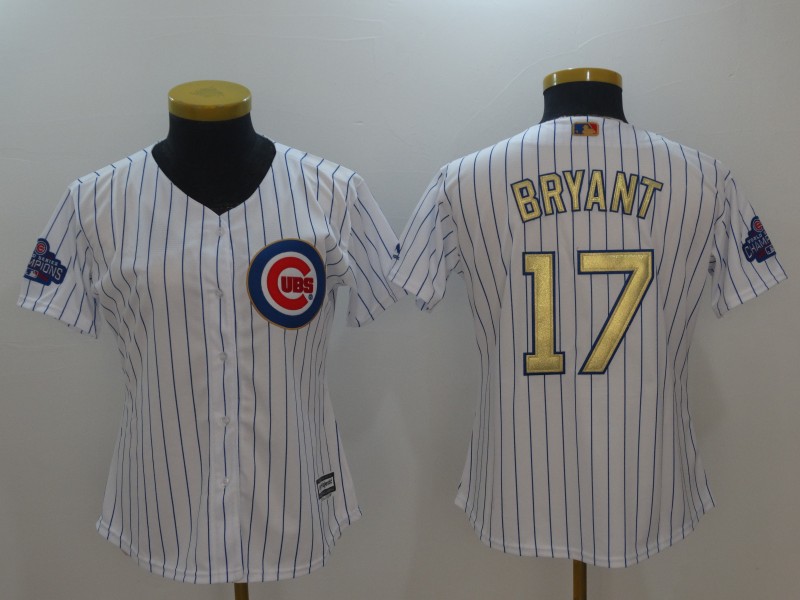 CUBS White 2017 Gold Program Jerseys-054